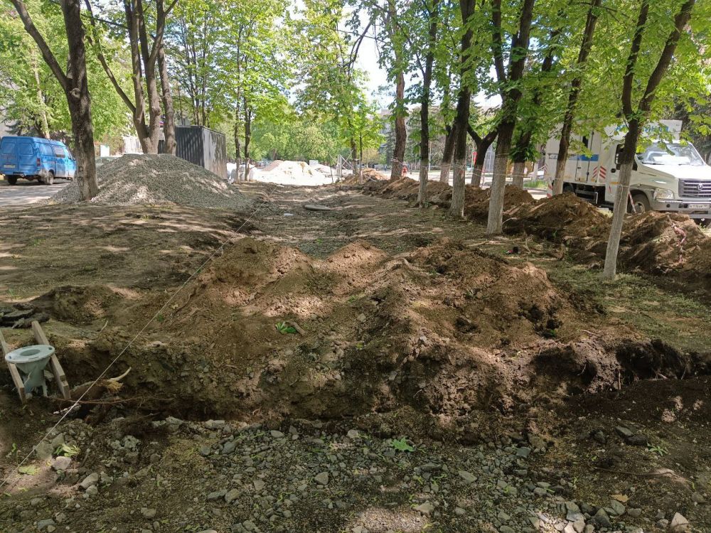 В городском округе город Ровеньки ведутся работы по реализации проекта «Благоустройство В городском округе город Ровеньки ведутся работы по реализации проекта «Благоустройство
