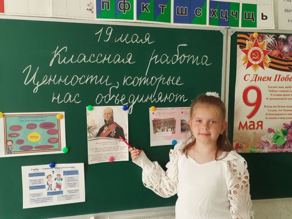 В Лутугинском муниципальном округе последняя учебная неделя началась с внеурочного занятия "Разговоры о важном", на тему: "Ценности, которые нас объединяют" В Лутугинском муниципальном округе последняя учебная неделя началась с внеурочного занятия "Разговоры о важном", на тему: "Ценности, которые нас объединяют"