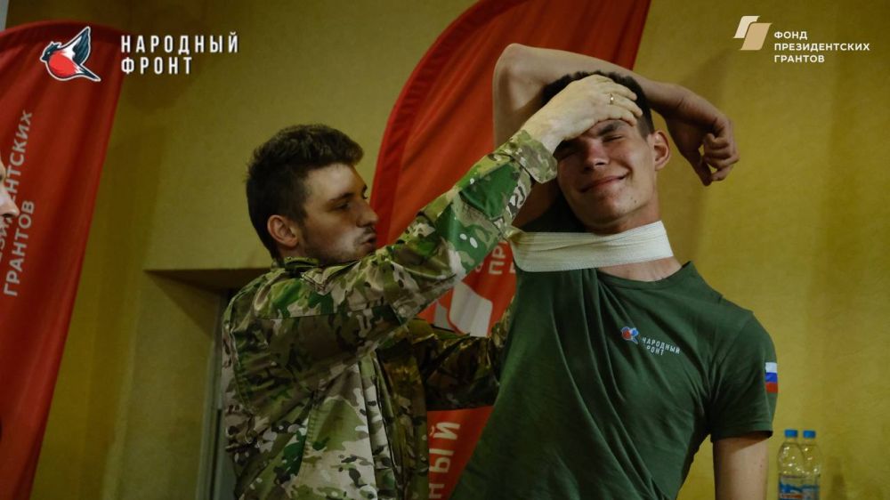Молодёжка НФ продолжает обучаться основам тактической медицины! Молодёжка НФ продолжает обучаться основам тактической медицины!
