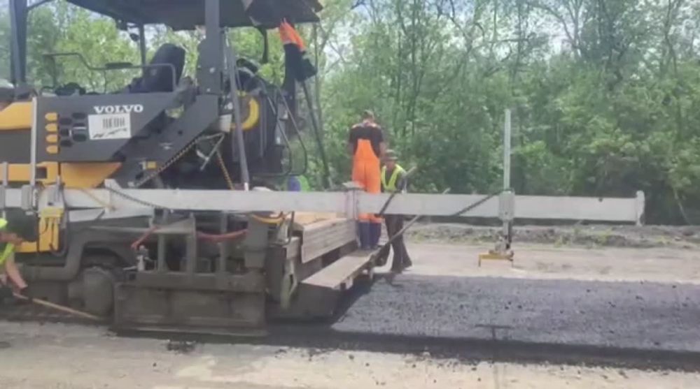 Работы по ремонту участка автомобильной дороги 43ОП РЗ43К-16 «Ровеньки-Антрацит» выполнены на 55 процентов