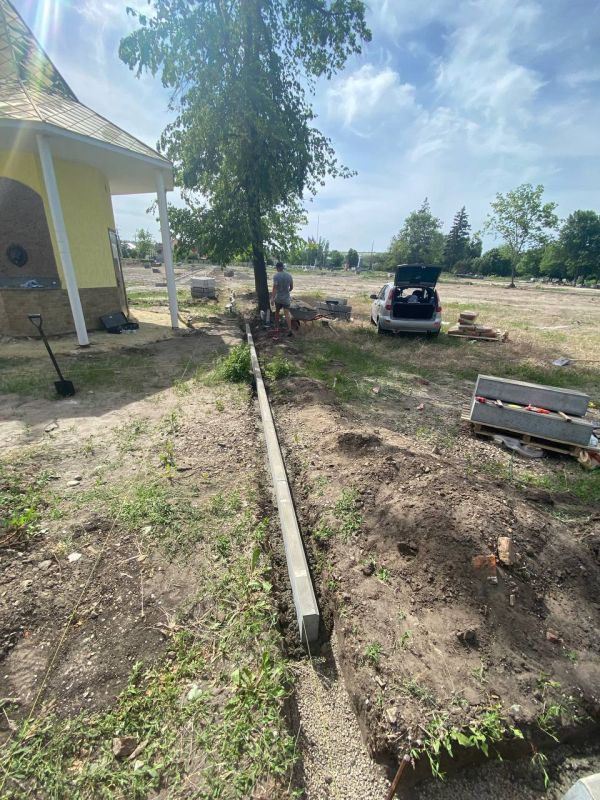 Строительство парка в Старобельском округе продолжается согласно графику Строительство парка в Старобельском округе продолжается согласно графику