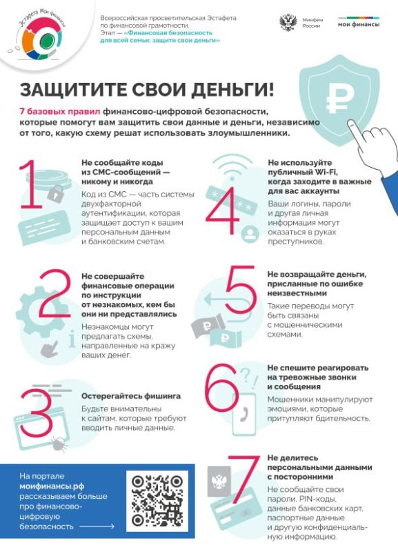 Администрации городского округа муниципальное образование городской округ город Кировск Луганской Народной Республики сообщает о старте пятого этапа Всероссийской просветительской эстафеты «Мои финансы», который посвящён...