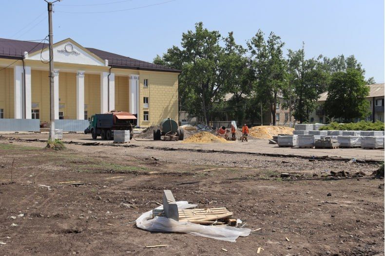 Масштабные восстановительные работы проходят в городе Червонопартизанск