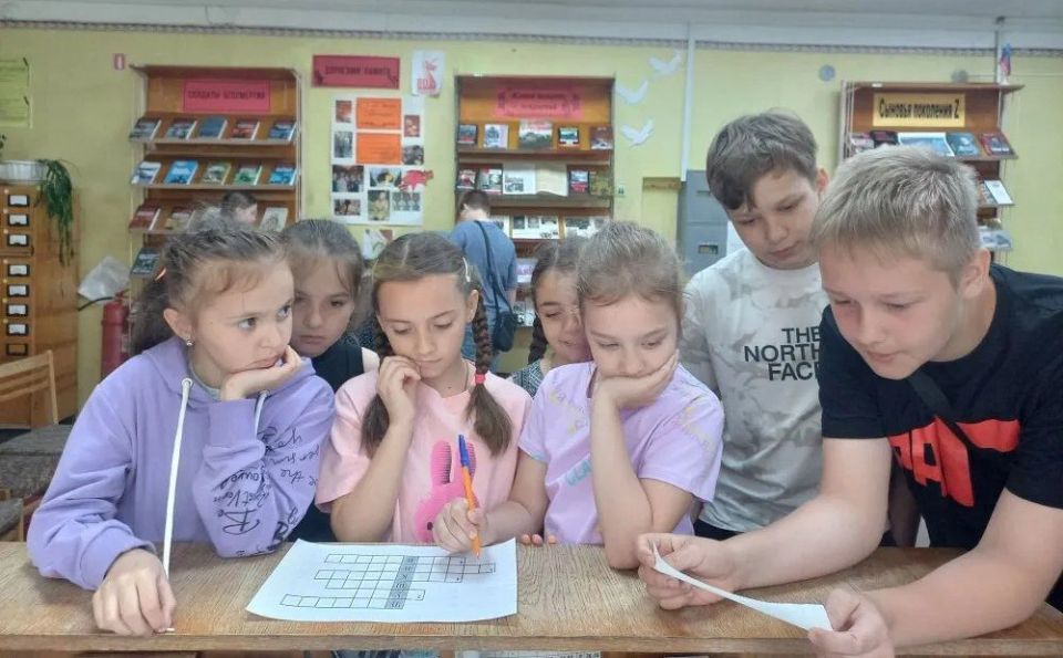 В Красном Луче прошёл пушкинский час для детей