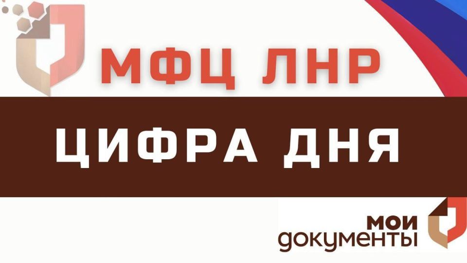 Более 19 640 заявлений принято в отделениях МФЦ ЛНР за прошедшую неделю