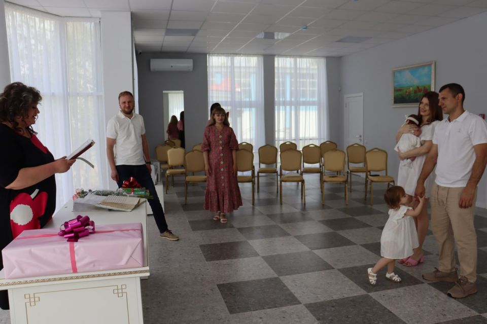 Сегодня в Антраците зарегистрировали рождение Мирославы, которая стала сотым младенцем, родившимся в нашем муниципальном округе в 2025 году Сегодня в Антраците зарегистрировали рождение Мирославы, которая стала сотым младенцем, родившимся в нашем муниципальном округе в 2025 году