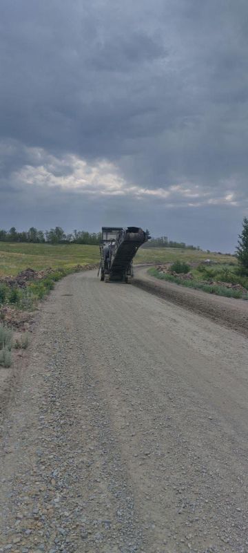 На участке дороги «Беловодск-Брусовка» выполнили фрезерование На участке дороги «Беловодск-Брусовка» выполнили фрезерование