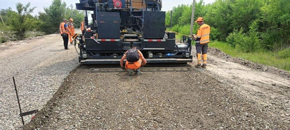 На участке дороги «Беловодск-Брусовка» выполнили фрезерование На участке дороги «Беловодск-Брусовка» выполнили фрезерование