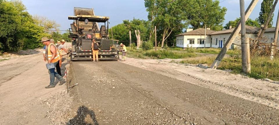 На участке дороги «Беловодск-Брусовка» выполнили фрезерование