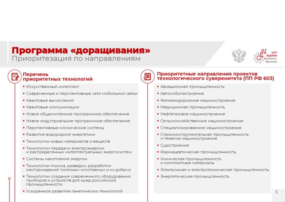 Министерство экономического развития Луганской Народной Республики информирует, что Автономной некоммерческой организацией «Центр поддержки инжиниринга и инноваций» реализуется грантовая программа, направленная на поддержку... Министерство экономического развития Луганской Народной Республики информирует, что Автономной некоммерческой организацией «Центр поддержки инжиниринга и инноваций» реализуется грантовая программа, направленная на поддержку...
