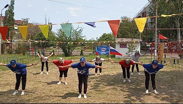 Единороссы провели производственную зарядку в детском саду Единороссы провели производственную зарядку в детском саду