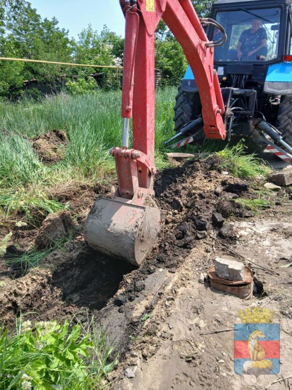Работы по восстановлению водоснабжения в Лисичанске Работы по восстановлению водоснабжения в Лисичанске