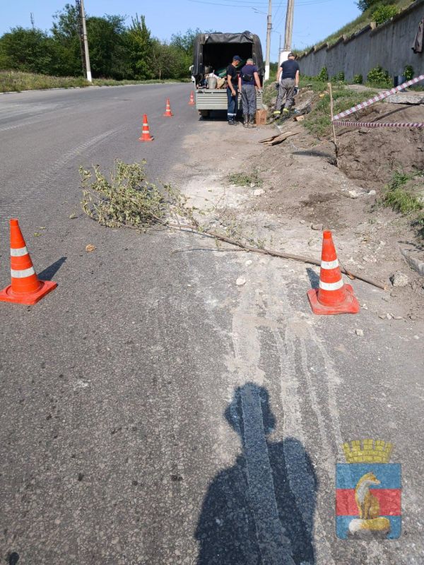Работы по восстановлению водоснабжения в Лисичанске Работы по восстановлению водоснабжения в Лисичанске