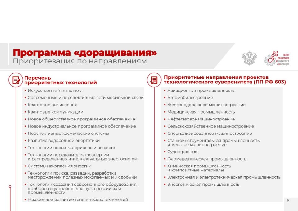 Министерство экономического развития Луганской Народной Республики информирует, что Автономной некоммерческой организацией «Центр поддержки инжиниринга и инноваций» реализуется грантовая программа, направленная на поддержку... Министерство экономического развития Луганской Народной Республики информирует, что Автономной некоммерческой организацией «Центр поддержки инжиниринга и инноваций» реализуется грантовая программа, направленная на поддержку...