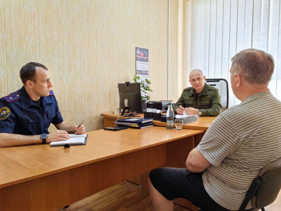 Заместитель руководителя следственного управления провел выездные приемы Заместитель руководителя следственного управления провел выездные приемы