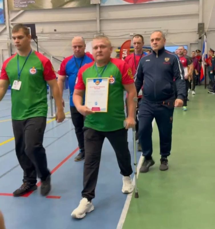 6 июля в Гатчине завершились первые Всероссийские соревнования по армрестлингу (ПОДА) «КУБОК ОТЕЧЕСТВА» среди участников СВО 6 июля в Гатчине завершились первые Всероссийские соревнования по армрестлингу (ПОДА) «КУБОК ОТЕЧЕСТВА» среди участников СВО