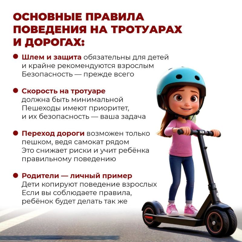 В рамках рубрики #Транспортнаядоступность, и в рамках недели приуроченной ко Дню семьи, любви и верности – дню памяти святых Петра и Февронии Муромских, мы расскажем об основных правилах по передвижению на электросамокате В рамках рубрики #Транспортнаядоступность, и в рамках недели приуроченной ко Дню семьи, любви и верности – дню памяти святых Петра и Февронии Муромских, мы расскажем об основных правилах по передвижению на электросамокате