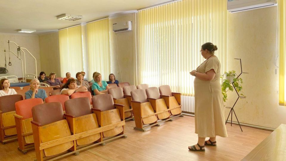 В Луганской городской больнице № 1 провели врачебное занятие В Луганской городской больнице № 1 провели врачебное занятие