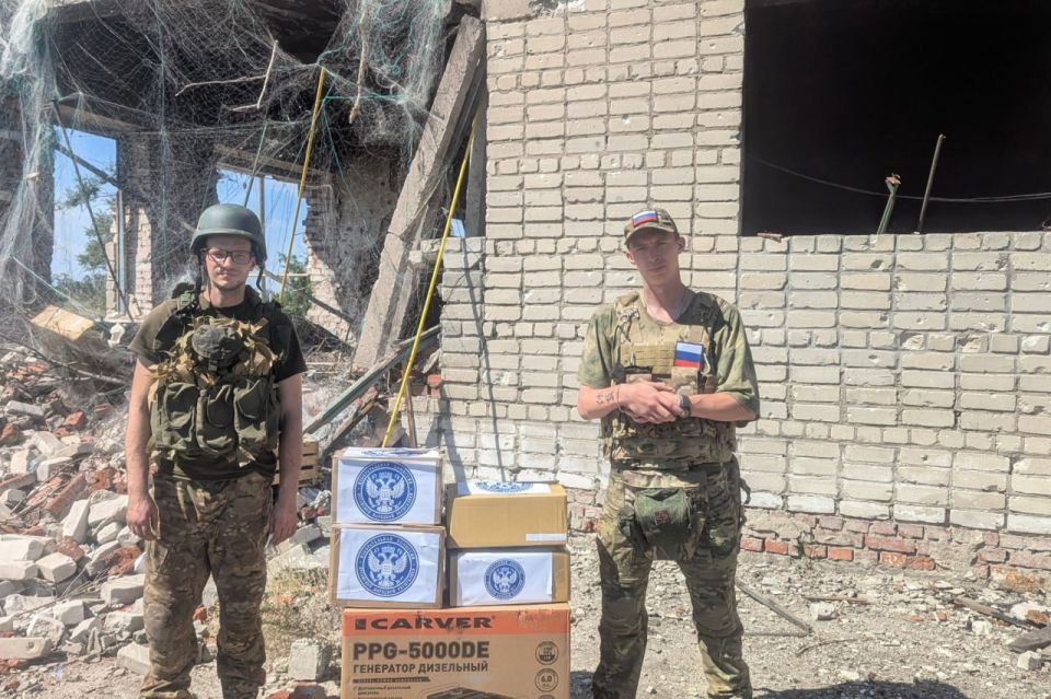 Помощь Избиркома ЛНР доставлена на передовую Помощь Избиркома ЛНР доставлена на передовую