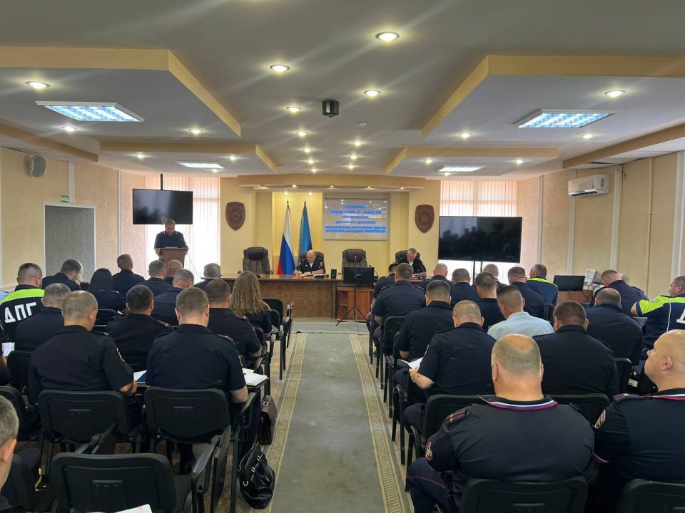 В Управлении ГИБДД МВД по Луганской Народной Республике прошло оперативное совещание
