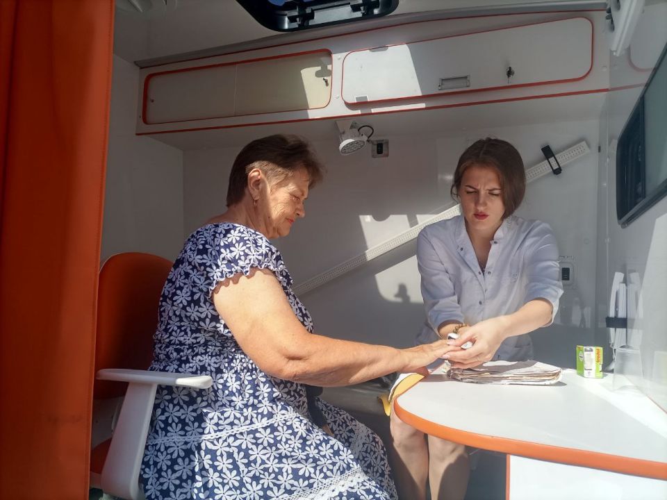 В Беловодском МО прошла выездная диспансеризация В Беловодском МО прошла выездная диспансеризация