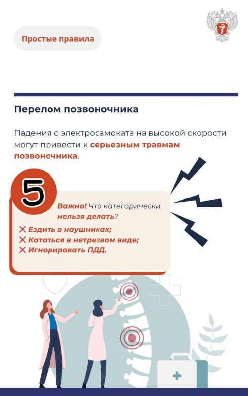 ТОП-5 травм на электросамокатах ТОП-5 травм на электросамокатах