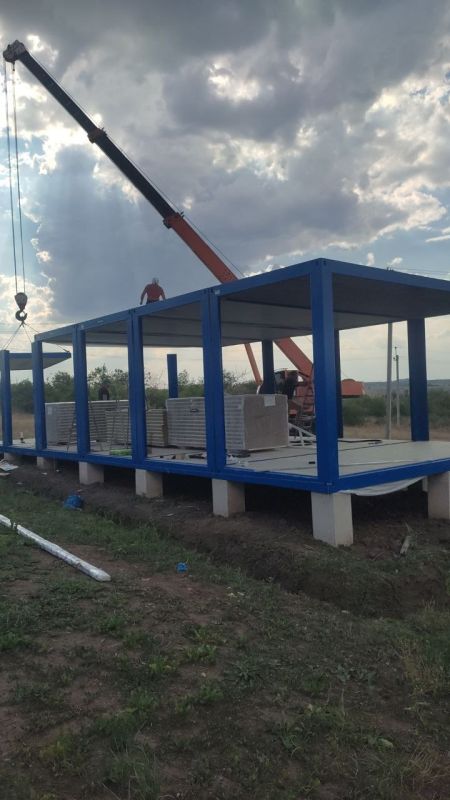 В Краснодонском округе возводят два новых ФАПа В Краснодонском округе возводят два новых ФАПа