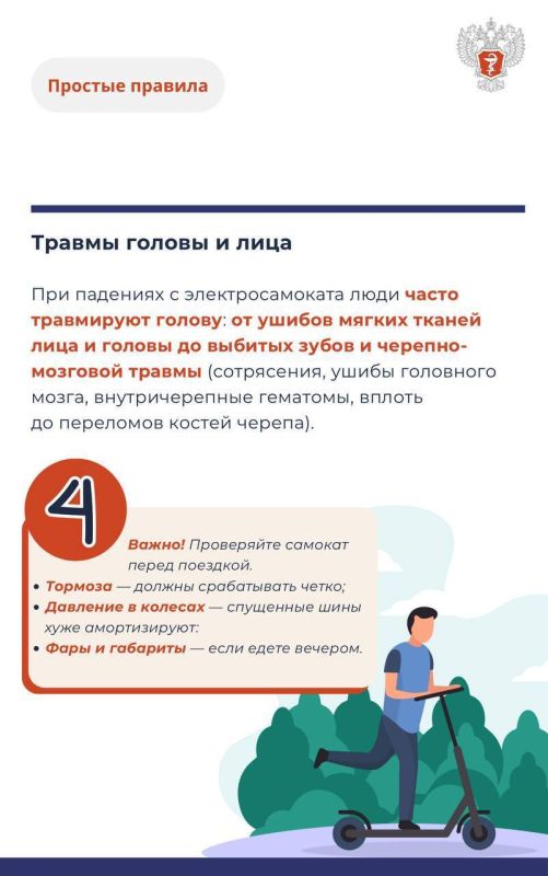 ТОП-5 травм на электросамокатах ТОП-5 травм на электросамокатах