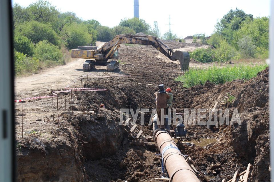 ООО «ЮГМК» готовится к запуску нового водовода для Алчевского металлургического комбината ООО «ЮГМК» готовится к запуску нового водовода для Алчевского металлургического комбината
