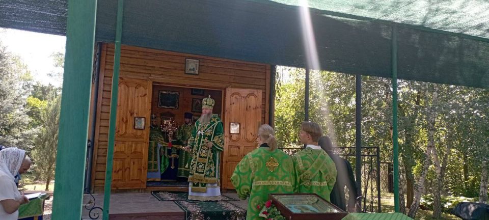 Сегодня состоялся престольный праздник в Свято-Серафимовском храме поселка Ольховое Сегодня состоялся престольный праздник в Свято-Серафимовском храме поселка Ольховое
