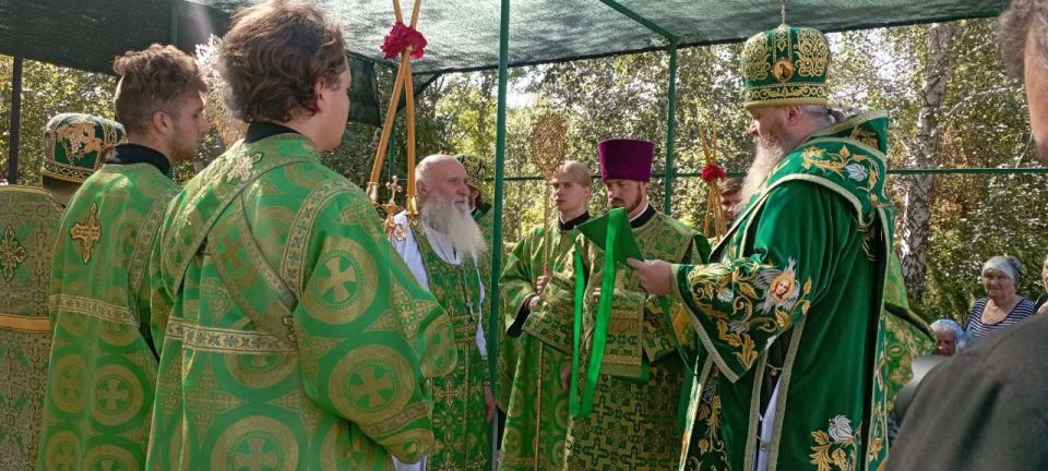 Сегодня состоялся престольный праздник в Свято-Серафимовском храме поселка Ольховое Сегодня состоялся престольный праздник в Свято-Серафимовском храме поселка Ольховое