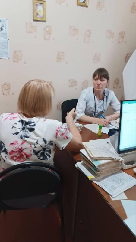 «Поезд здоровья» в Славяносербском МО «Поезд здоровья» в Славяносербском МО