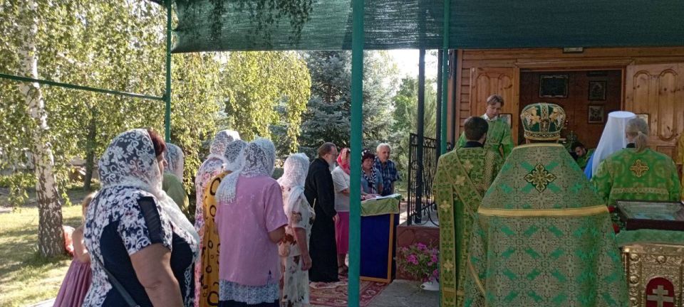 Сегодня состоялся престольный праздник в Свято-Серафимовском храме поселка Ольховое Сегодня состоялся престольный праздник в Свято-Серафимовском храме поселка Ольховое