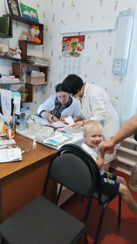 «Поезд здоровья» в Славяносербском МО «Поезд здоровья» в Славяносербском МО