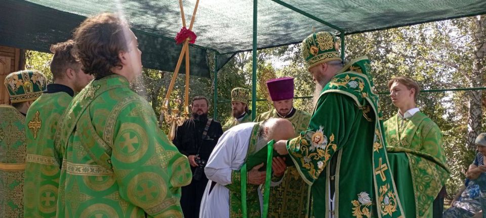 Сегодня состоялся престольный праздник в Свято-Серафимовском храме поселка Ольховое Сегодня состоялся престольный праздник в Свято-Серафимовском храме поселка Ольховое