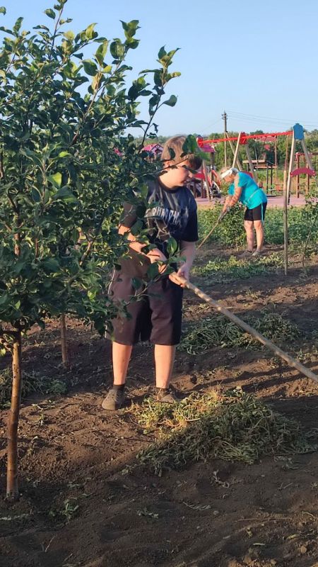Активисты «Движения Первых» Михайлюковской школы не сидят на месте и с энтузиазмом взялись за Сад Памяти Активисты «Движения Первых» Михайлюковской школы не сидят на месте и с энтузиазмом взялись за Сад Памяти