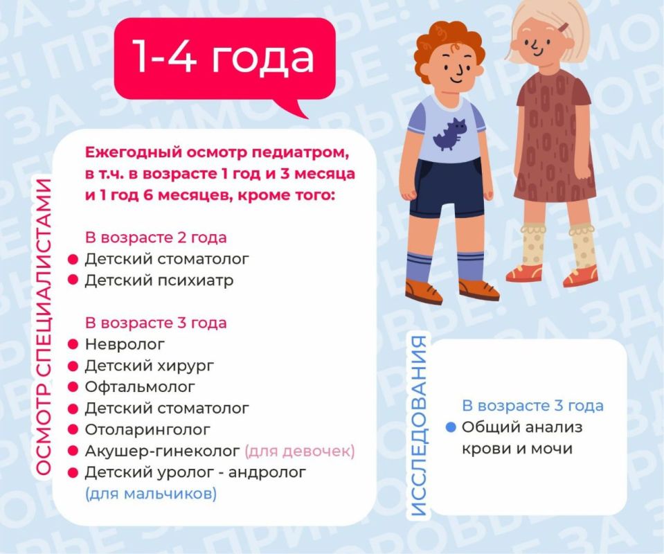 Наталия Пащенко: Диспансеризация несовершеннолетних Наталия Пащенко: Диспансеризация несовершеннолетних