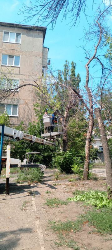 Виктория Сергеева: Коммунальщики в действии. В Кировске активно ведутся работы по благоустройству Виктория Сергеева: Коммунальщики в действии. В Кировске активно ведутся работы по благоустройству