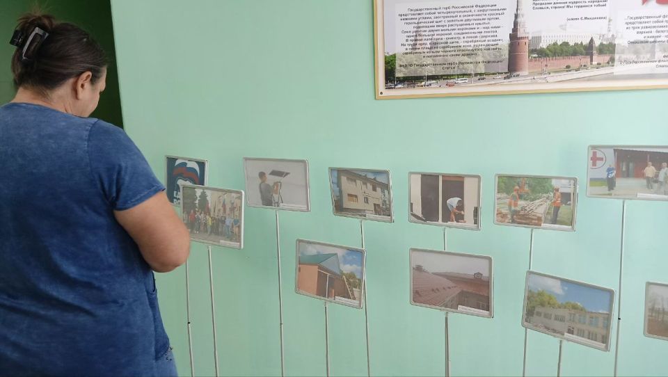 В Меловском м.о. провели фотовыставку объектов, восстановленных строителями от шефа - региона В Меловском м.о. провели фотовыставку объектов, восстановленных строителями от шефа - региона