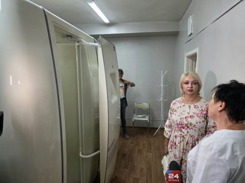 Наталия Пащенко: В поликлинике №10 г.Луганска заработал новый цифровой флюорограф Наталия Пащенко: В поликлинике №10 г.Луганска заработал новый цифровой флюорограф