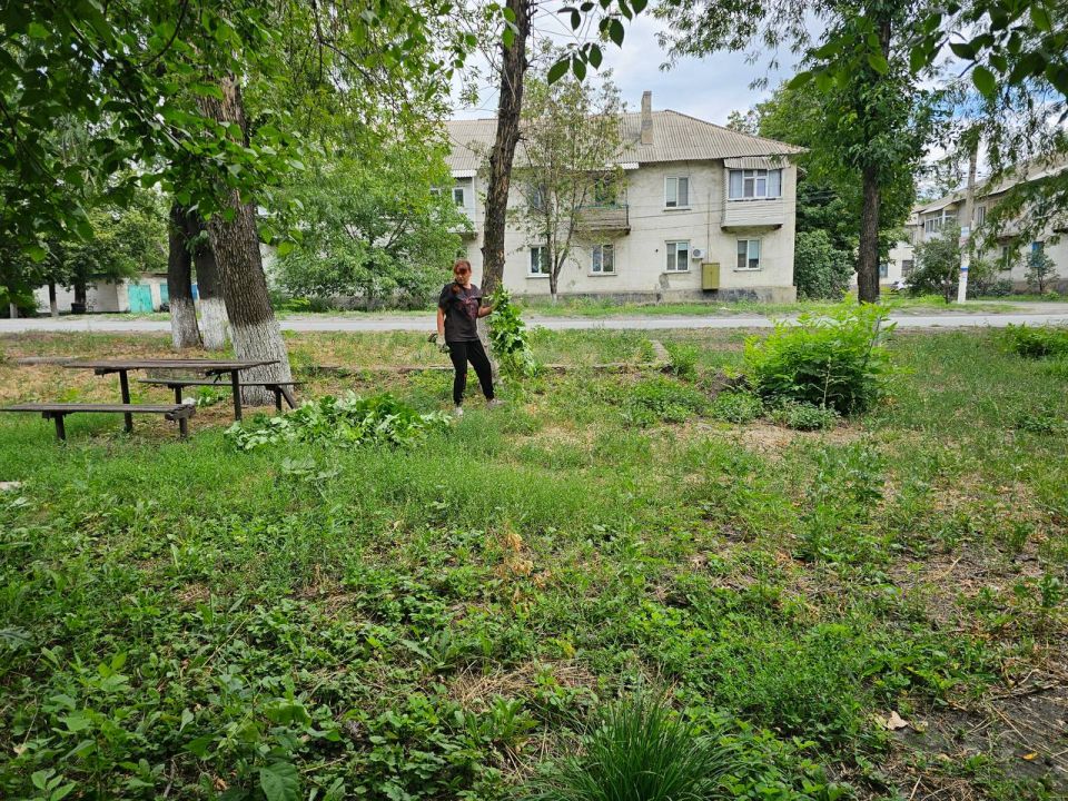 Проведенные работы по благоустройству территории пгт Дзержинский направленные на улучшение внешнего вида и комфорта жителей Проведенные работы по благоустройству территории пгт Дзержинский направленные на улучшение внешнего вида и комфорта жителей