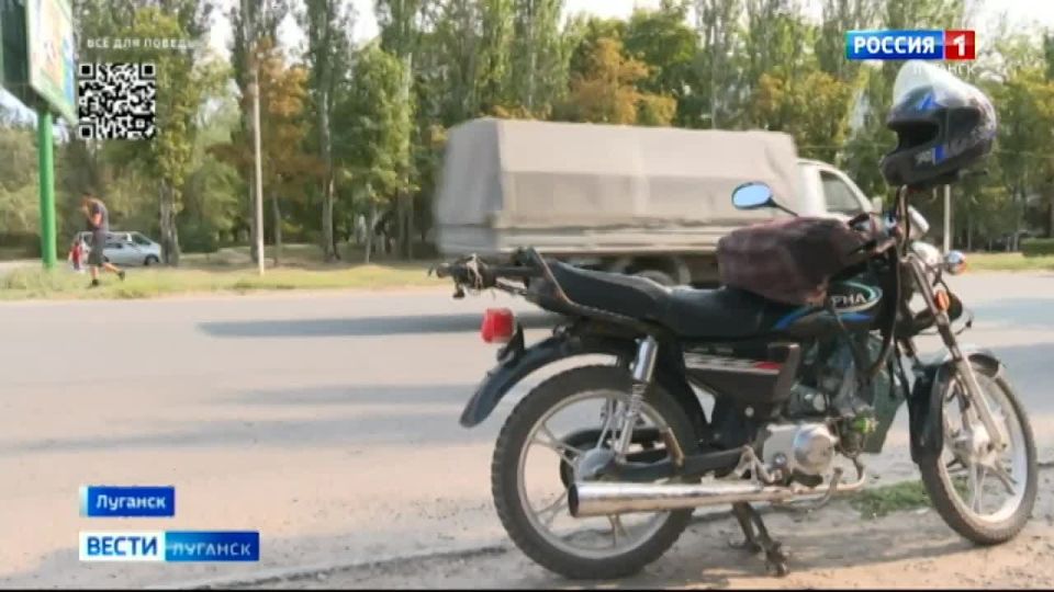 С начала года в ЛНР произошло больше 100 ДТП с участием мототранспорта