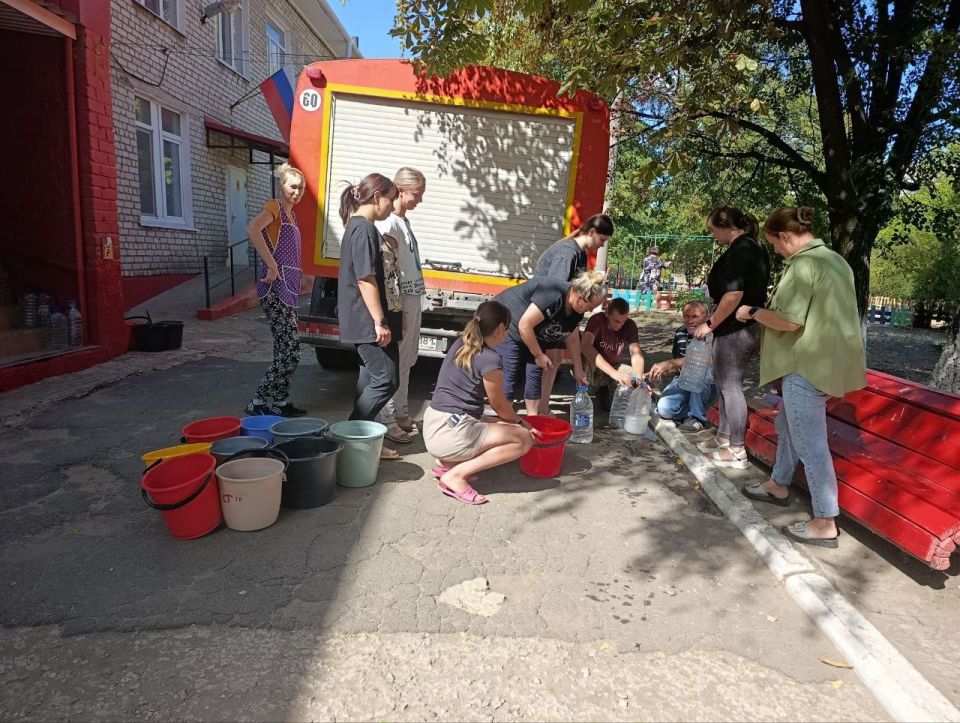 Осуществлен подвоз воды жителям пгт Осуществлен подвоз воды жителям пгт