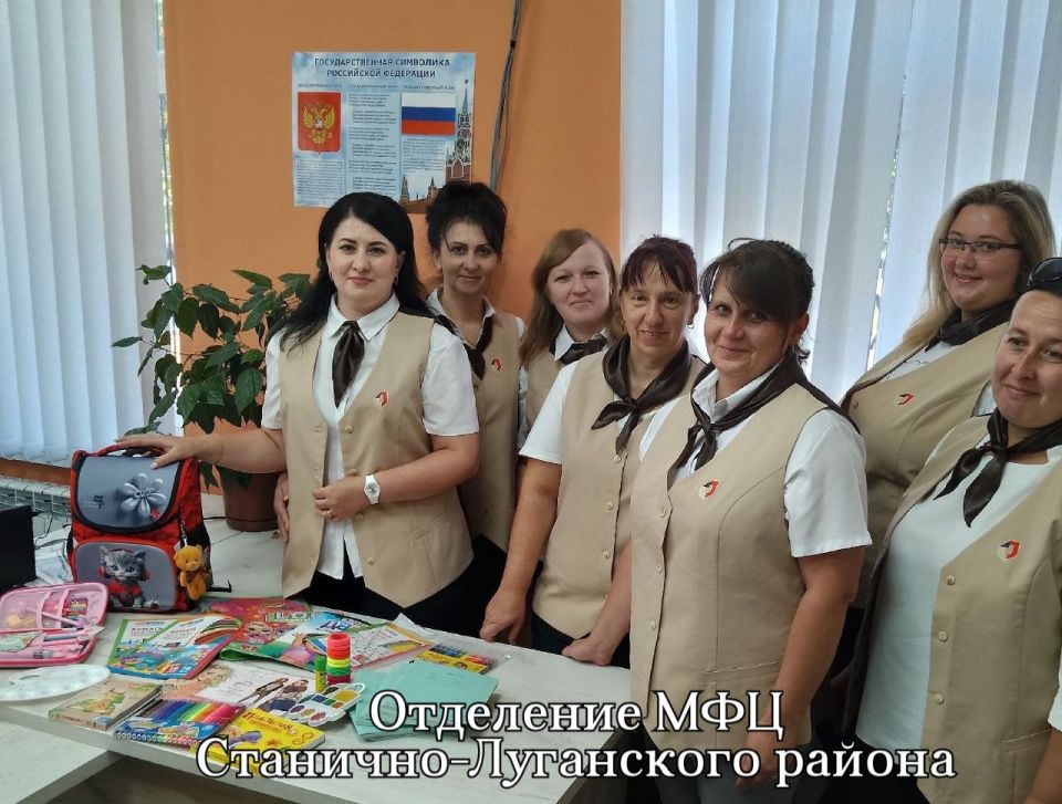 Отделения МФЦ Республики поддержали Всероссийскую акцию "Собери ребенка в школу" Отделения МФЦ Республики поддержали Всероссийскую акцию "Собери ребенка в школу"