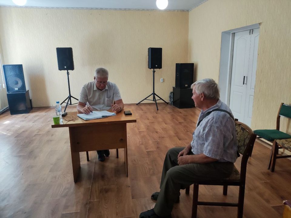 Сергей Козенко: Сегодня провел выездной прием граждан в селе Пархоменко Сергей Козенко: Сегодня провел выездной прием граждан в селе Пархоменко