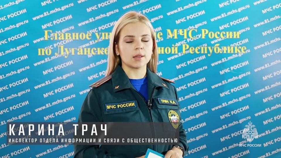 ГУ МЧС России по ЛНР | Сводка за прошедшую неделю