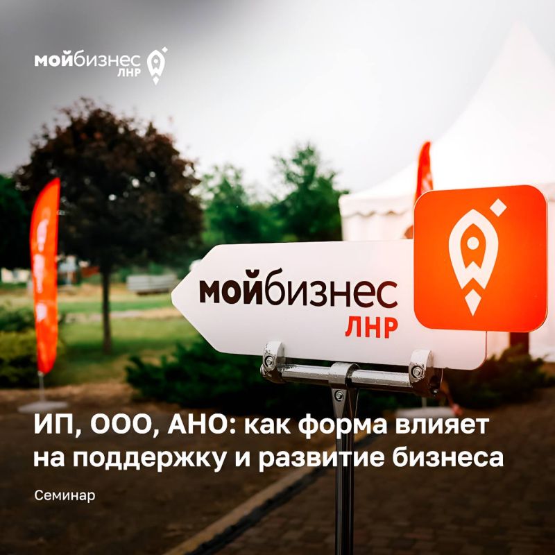 Семинар «ИП, ООО, АНО: как форма влияет на поддержку и развитие бизнеса»