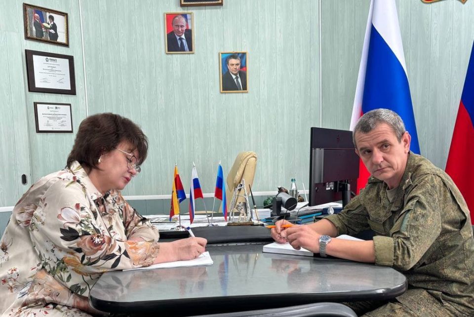 Марина Филиппова: По поручению Главы ЛНР Леонида Пасечника в Новоайдарском округе активно ведется работа по организации воинского учета мужского населения Марина Филиппова: По поручению Главы ЛНР Леонида Пасечника в Новоайдарском округе активно ведется работа по организации воинского учета мужского населения
