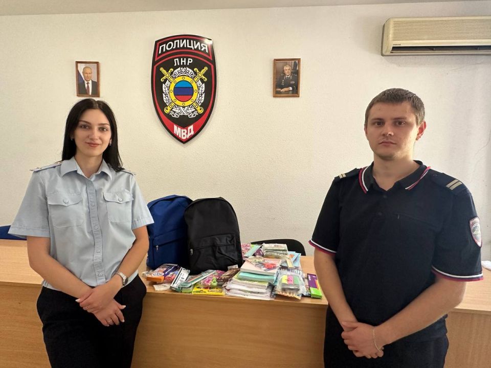 Республиканские стражи правопорядка – активные участники акции «Собери ребёнка в школу»