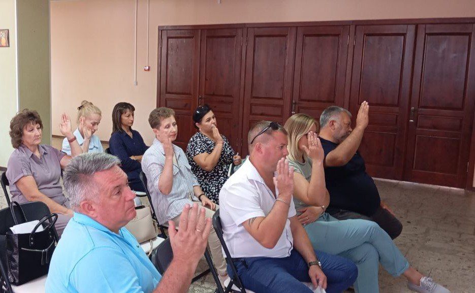 21.08.2025г. состоялось XXXVIII заседание Совета муниципального округа муниципальное образование Троицкий муниципальный округ Луганской Народной Республики 21.08.2025г. состоялось XXXVIII заседание Совета муниципального округа муниципальное образование Троицкий муниципальный округ Луганской Народной Республики